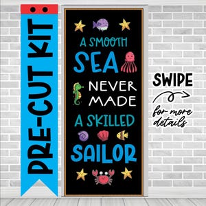 A Smooth Sea Door Decoration: Ocean Classroom Decor