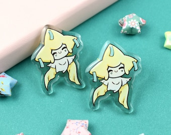 Magic Monster Acrylic Pin ~ Pastel Anime Kawaii Video Game Charm Badge Cute Gamer Gift Art Mood Funny Relatable Nerd Geek Nostalgia