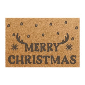 Merry Christmas Doormat | Holiday Entryway Rug, Festive Home Decor, Seasonal Welcome Mat, Christmas Gift Idea, Winter Welcome Decoration