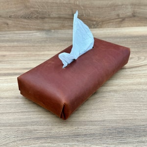 Leder Taschentuch Halter,Gesicht Servietten Etui,Leder Servietten Halter,Gesicht Servietten Organizer,Servietten Organizer im Auto