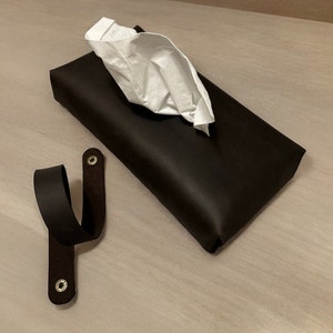 Leder Taschentuch Halter,Gesicht Servietten Etui,Leder Servietten Halter,Gesicht Servietten Organizer,Servietten Organizer im Auto