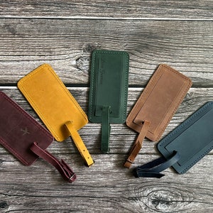 Étiquette de bagage, étiquette d'adresse, étiquette de voyage, étiquette de bagage personnalisée, étiquette de carte d'adresse, sac de voyage, cadeau de mariage, étiquette en cuir, étiquette de bagage gravée