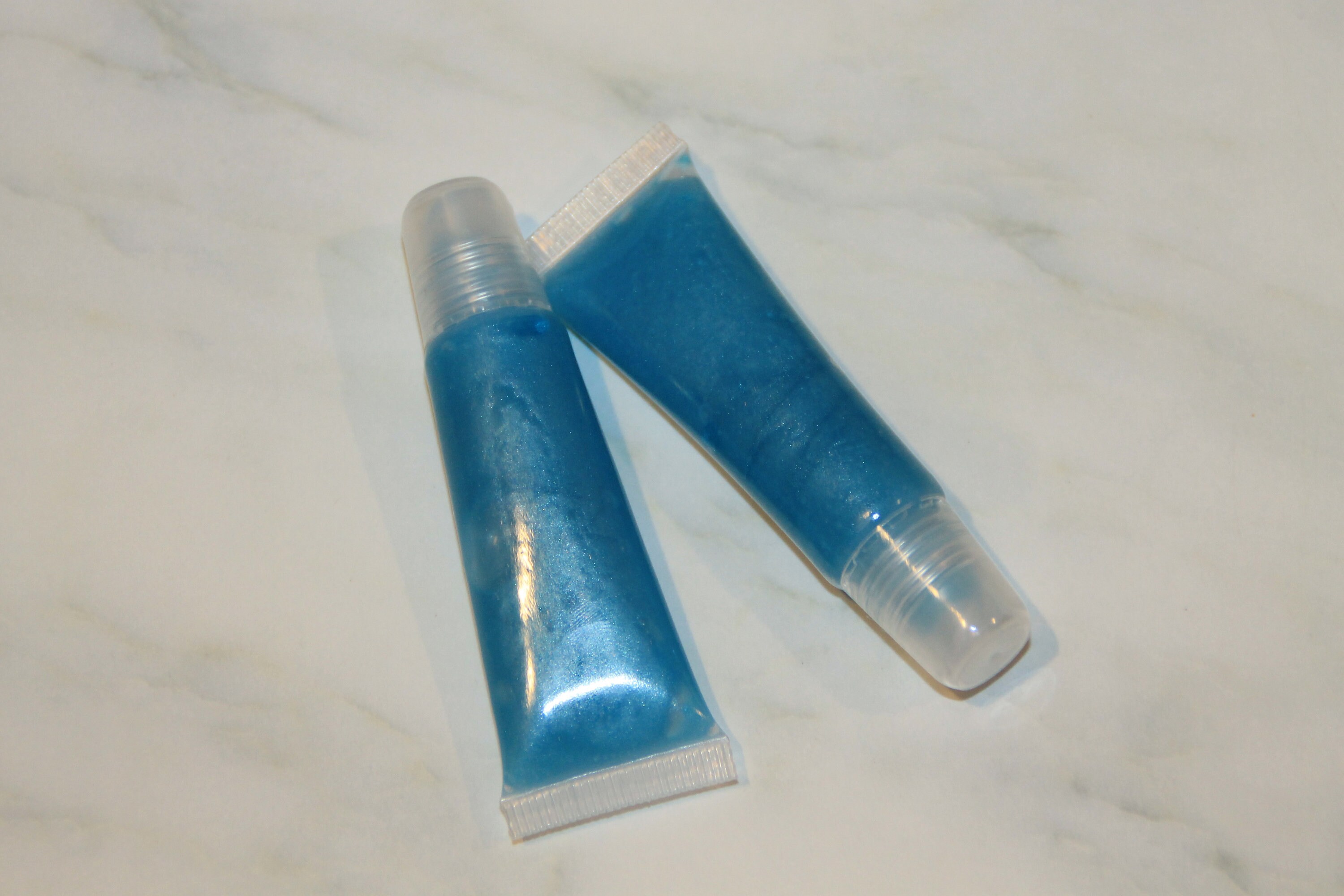 Blue Lip Gloss W a Lemon Scent Etsy Australia