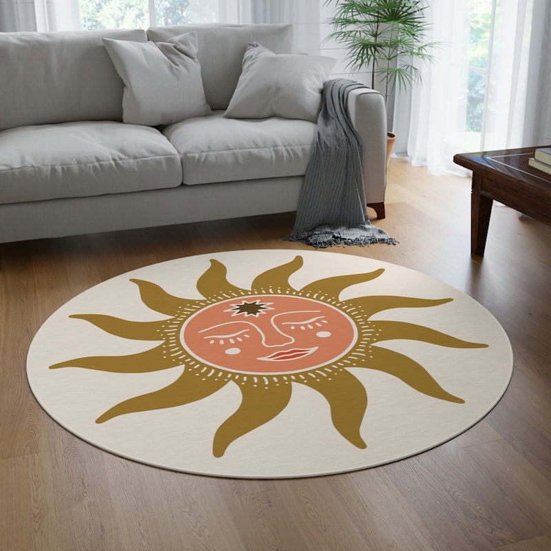 Colorful Hippie Floor Mat