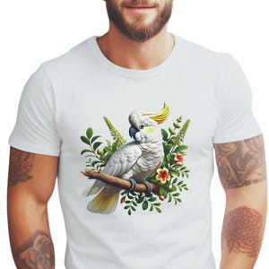 Cockatoo Shirt, Cockatoo Tee, Nature lover shirt, Aussie Gift, Australian Bird Tee, Birdlife Shirt, Unisex Bird lovers Tee, Cockatoo T-Shirt