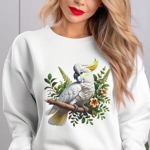 Cockatoo Shirt, Cockatoo Sweater, Bird Lover Shirt, Australia Day Present, Australian shirt, OZ Shirt, Nature Lover Shirt, Gift For Aussie