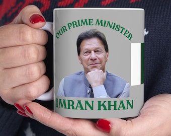 Imran Khan Prime Minister Mug, Imran Khan Mug, Imran Khan Coffee Mug, IK Mug, Gift for Imran Khan Lovers, Pakistan Flag Mug, Imran Khan Cup