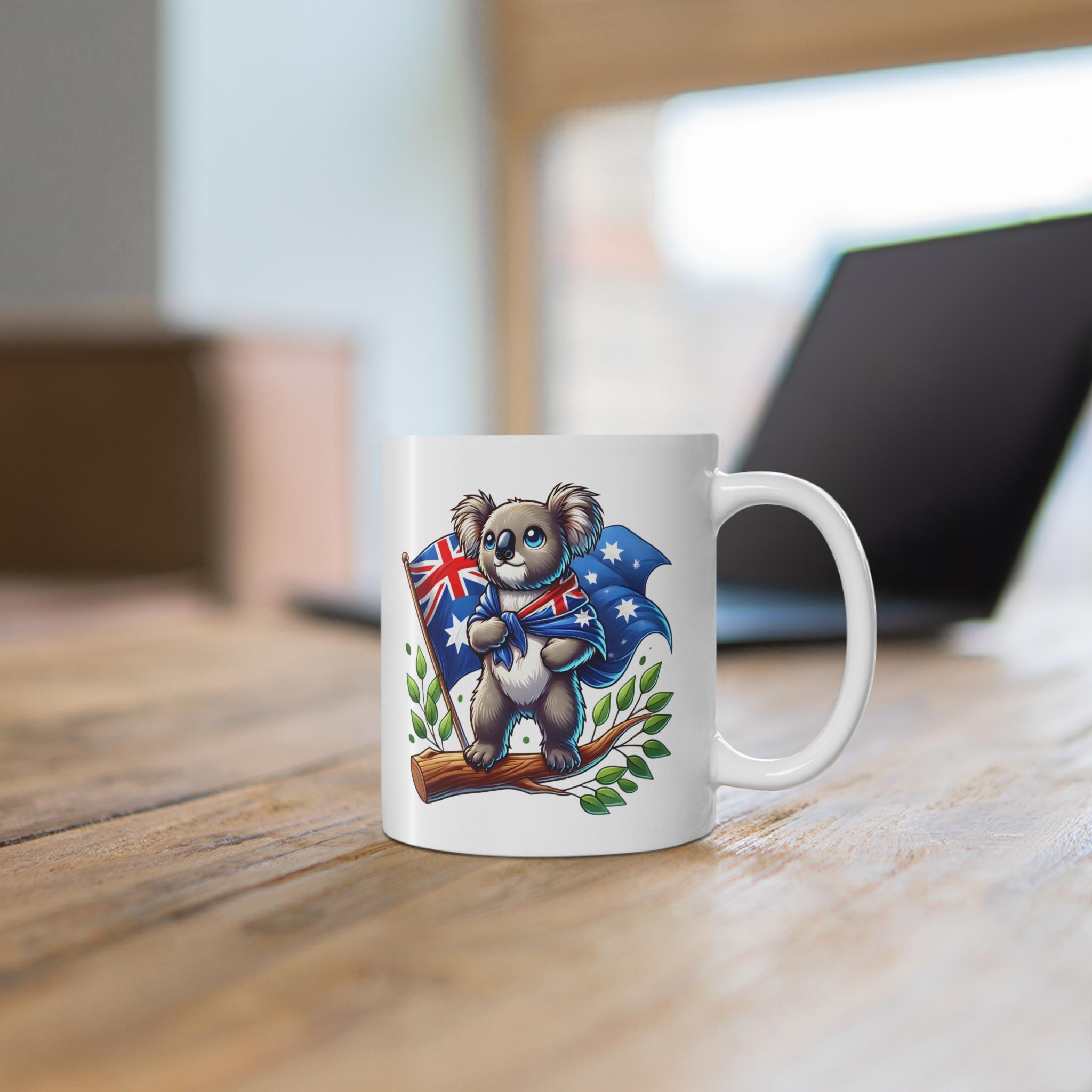 Koala Kaffeebecher – Sitzendes Koala-Design, 300 Ml Keramik, Spülmaschinenfest, Süßes Geschenk