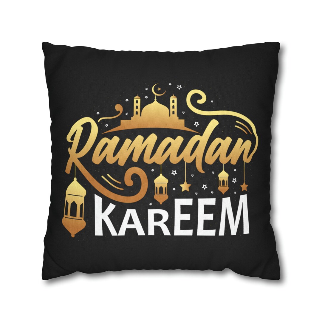 Ramadan Kareem Pillowcase, Ramadan Cushion Cover, Ramadan Pillow Cover ...