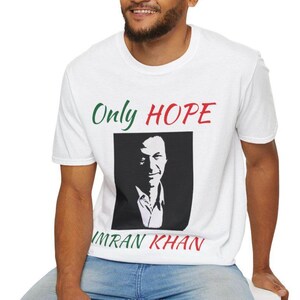 Imran Khan t-shirt, Only Hope Imran Khan, Imran Khan Inspirational Shirt, Imran Khan Tee, Qaidi 804, Imran Unisex T-Shirt, Pakistan Zindabad