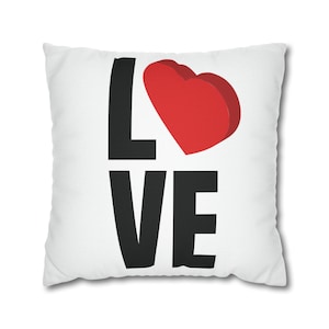 Liebe Kissenbezug, Valentinstag Kissenbezüge, Valentinstag Kissenbezug, Herzen Kissenbezug, Geschenk zum Valentinstag, Valentinstag Wohndekor