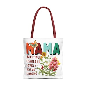 Mom Tote Bag Mama Bag, Mama Tote Bag, Mothers Day Bag, Mothers Day Gift, Mothers Day Tote Bag, Gift for Grandma, Mom Gift, Mom Birthday Gift