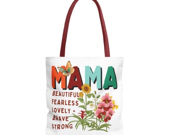 Mom Tote Bag Mama Bag, Mama Tote Bag, Mothers Day Bag, Mothers Day Gift, Mothers Day Tote Bag, Gift for Grandma, Mom Gift, Mom Birthday Gift