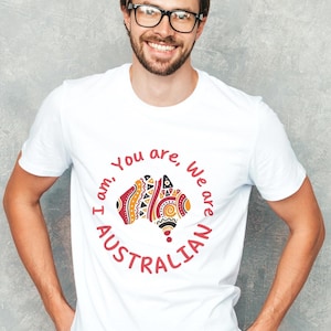 Australia TShirt, Australia Day T-Shirt, Aussie Day T-Shirt, I&#39;m Australian Unisex T-Shirt, Aboriginal Australian T-Shirt, Unisex Aussie Tee