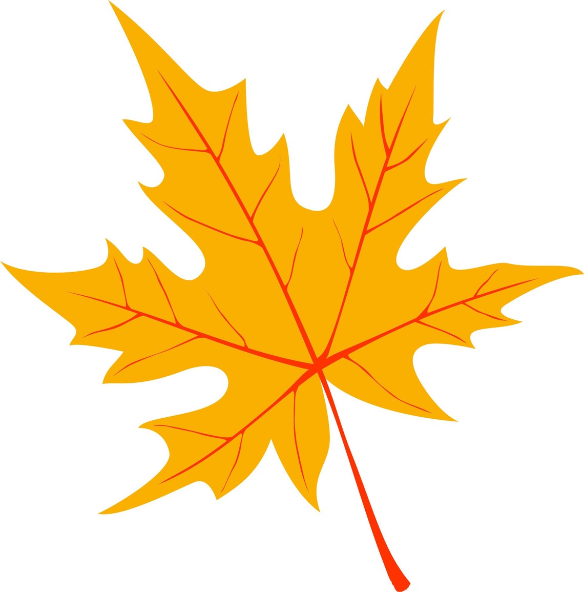 Fall Leaf SVG Leaf Svg Fall Svg SVG Files for Cricut | Etsy