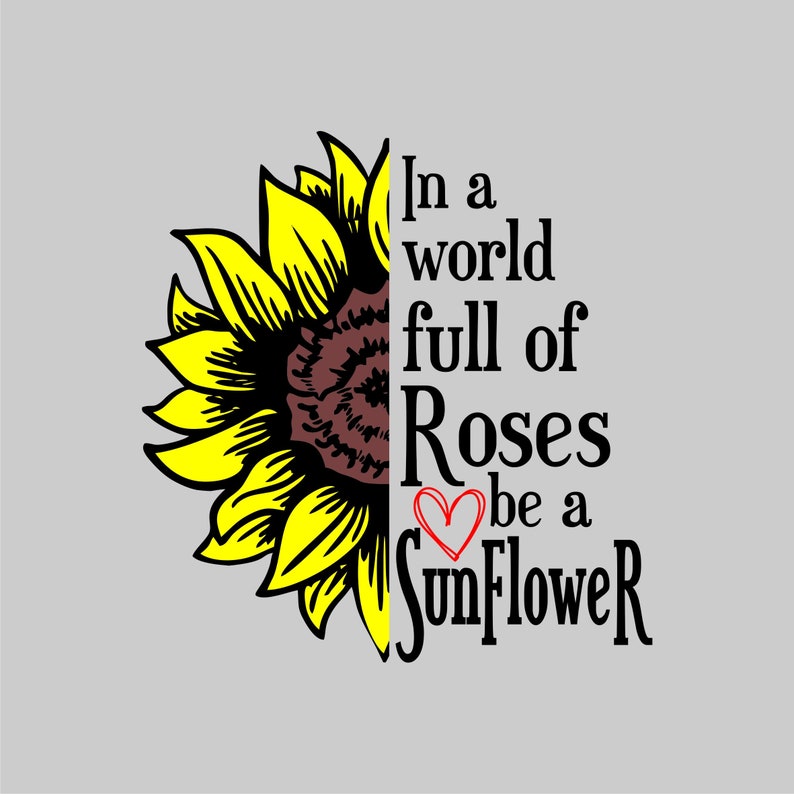 Free Free 112 Half Rose Half Sunflower Svg SVG PNG EPS DXF File