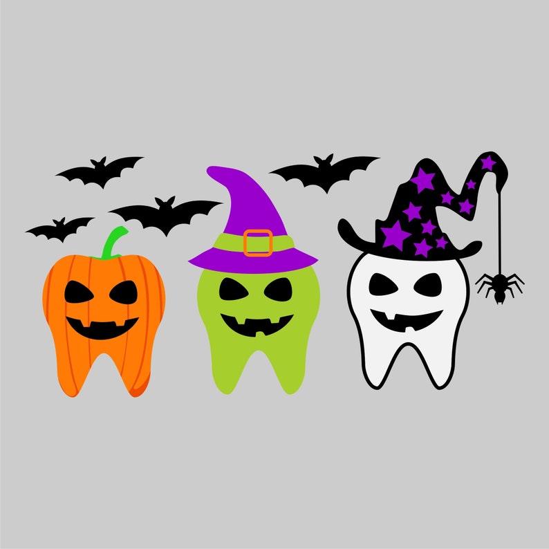 Download Ghost Teeth Svg Digital Instant Download Halloween Pumpkin ...