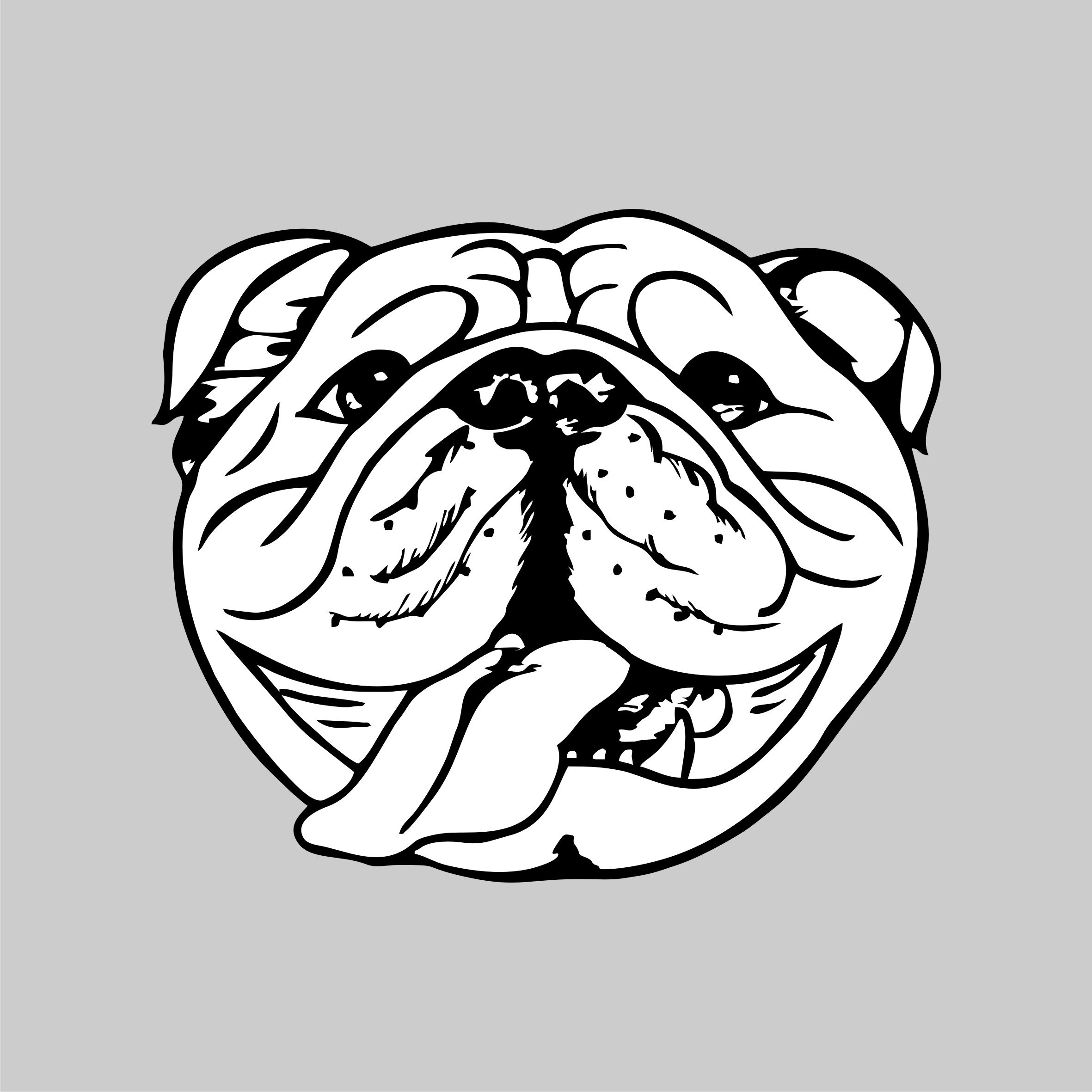 English Bulldog SVG eps png dxf Dog Cut File Instant | Etsy