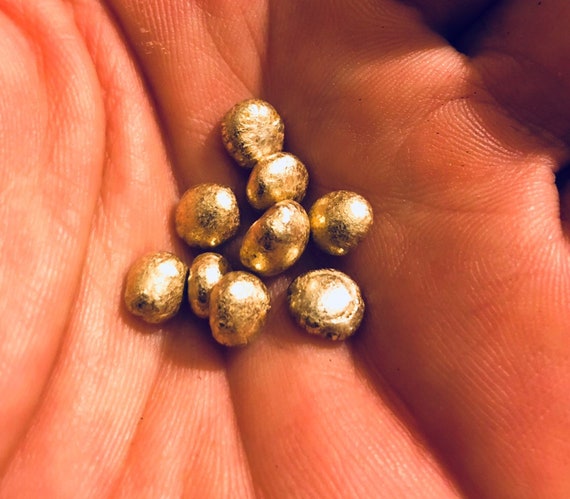 Gram Gold Casting Grain 10k Solid Gold Shot for Melt Scrap