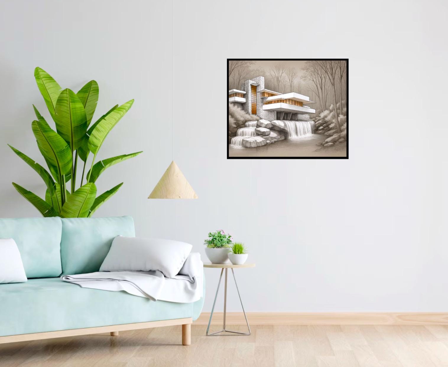 Frank Lloyd Wright Photo Frame - Etsy