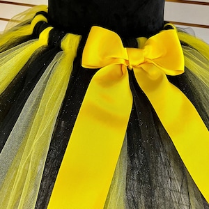 Buzz like a  bumblebee shimmering adult and teen tutu
