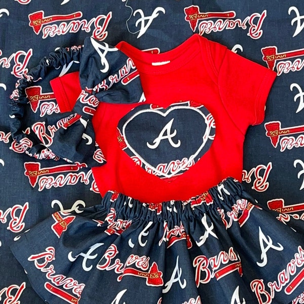 Atlanta Braves newborn toddler children outfit