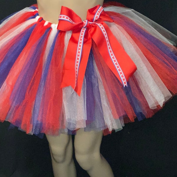 Red / white/ blue tutu skirt Memorial Day skirt  July 4th plus sizes independent Day patriotic holidays