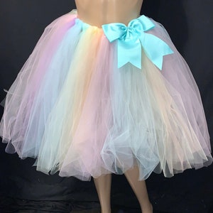 Tutú de arcoíris de Pascua para adultos, tutú de colores pastel, tutú para el Día de la Madre, tutú de talla grande, tutú para sesión de fotos, tutú de dama de honor, tutú de cumpleaños