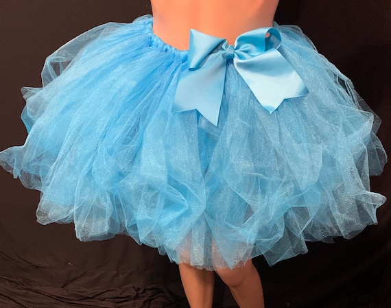 Adult Extra Full above the knee sky blue tutu Easter tutu