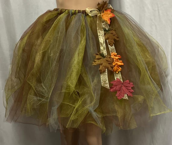 Teens and adults long woodland fairy tutu