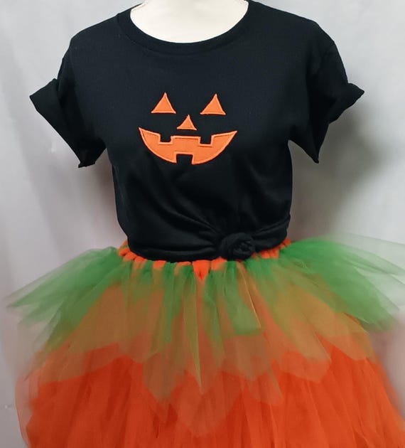 Adults and teen Jack-o-Lantern outfit