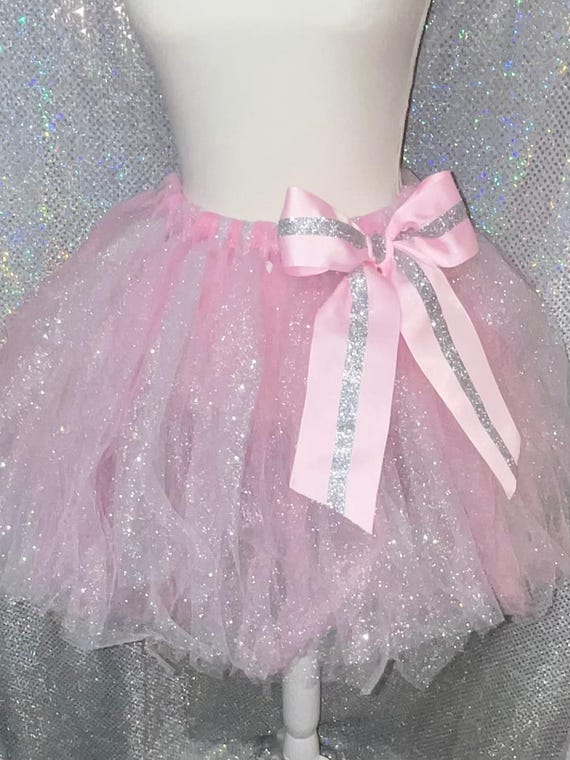 Pink and Silver Children tutu: Christmas tutu