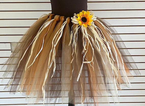 Adults and teens Autumn Fall Festival tutu pumpkin patch and straw scarecrow tutus