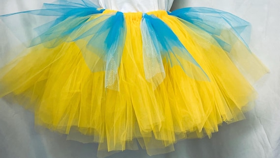 Little flounder princess  yellow tutus with a dash of ocean glitters