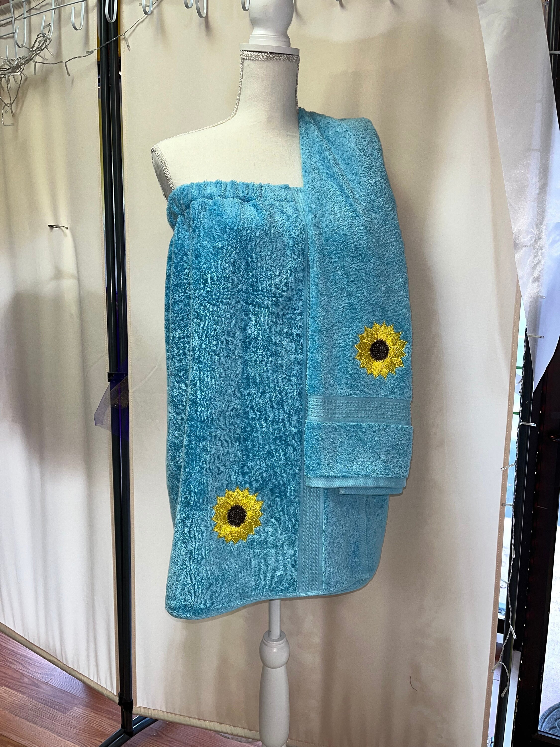 Shower Body Towel Wrap - Flowers