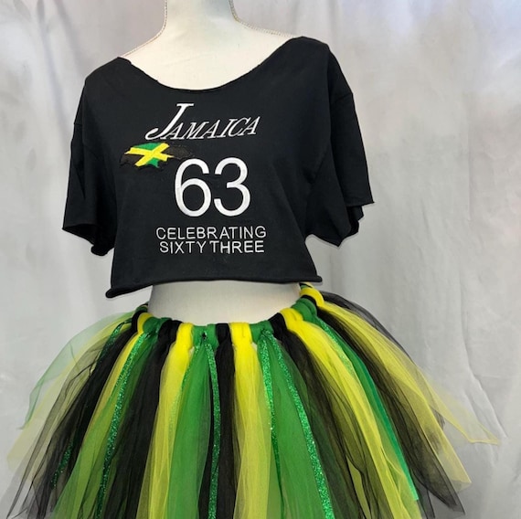 Adult and teens Jamaica Independence Day celebrations dance costume