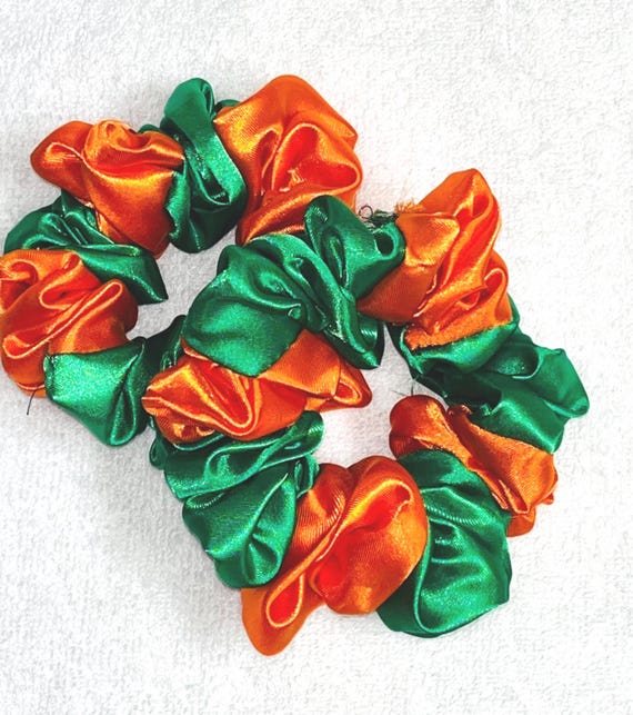 Satin scrunchie for all hair types: women and girls hair wear