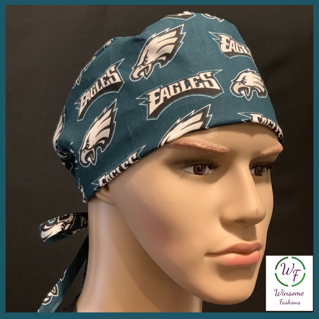 Philadelphia Eagles Surgical Scrub Cap Hat Etsy