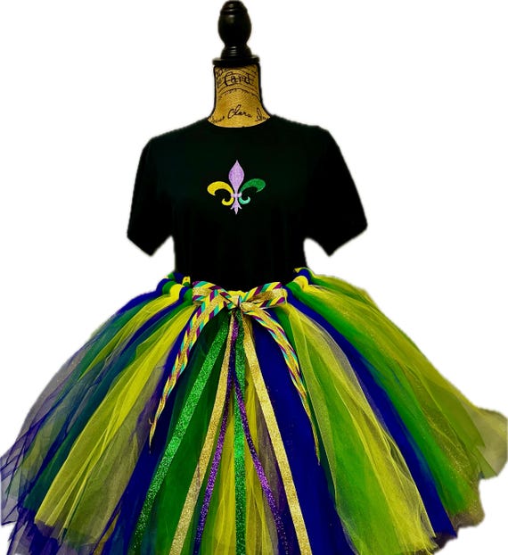 Teen and adults Mardi Gras sparkling outfit