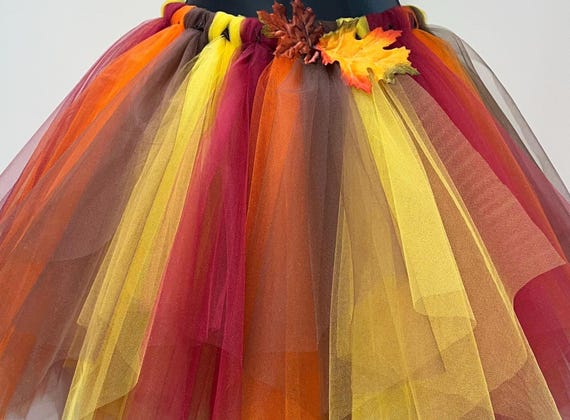 Children and teens fall colors tutu