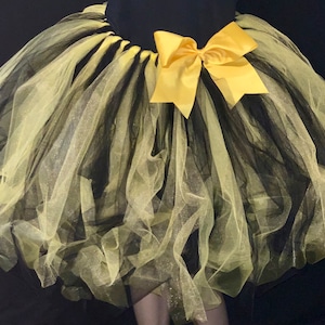 Extra full Bumble bee adult  tutu