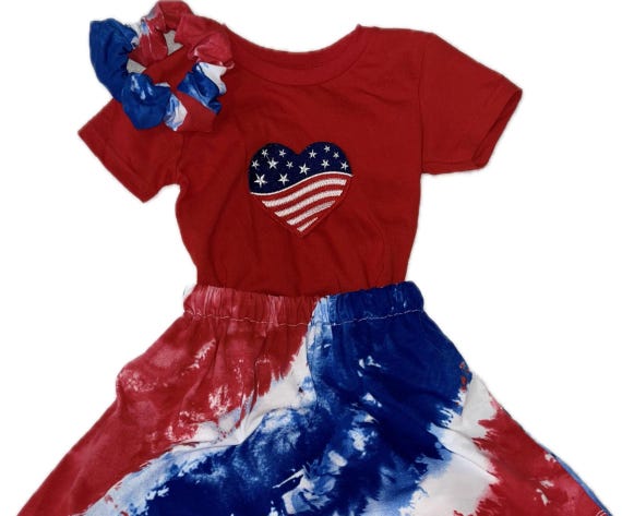 Fireworks and silver star  Fourth of July tutu set holidays toddler outfit baby outfit children apparel red whit blue silver star hair bows
