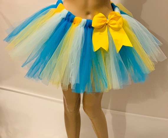 Tropical Flounder Fish Tulle Tutu: Women's & Teen Costume Skirt