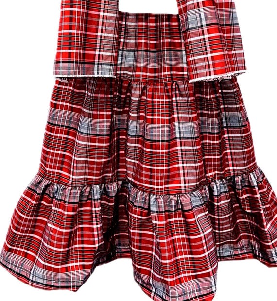Adults and teens long three tiers skirt with matching head wrap