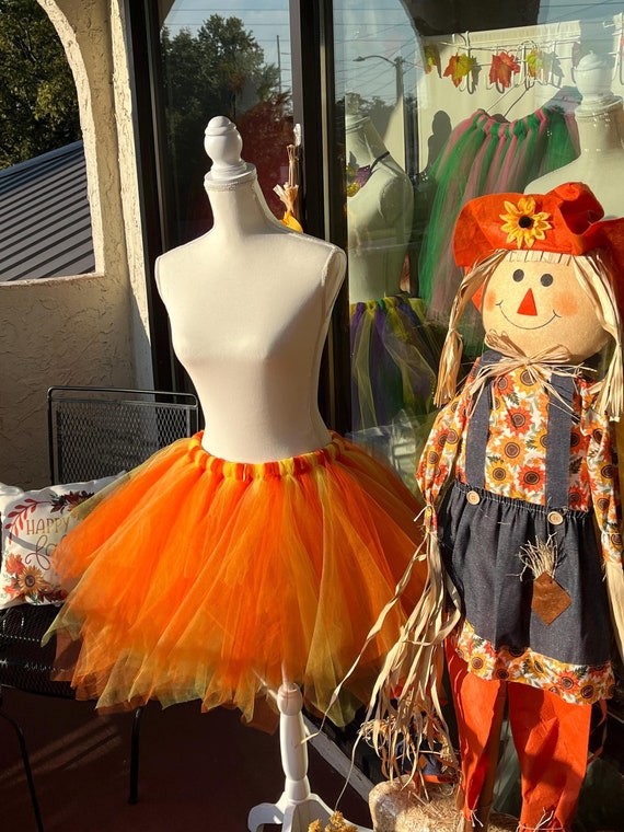 Children delightful orange and yellow color costume