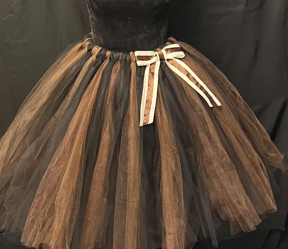 Black and brown color children tutu