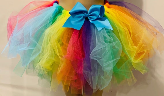 Children rainbow in the sky tutus