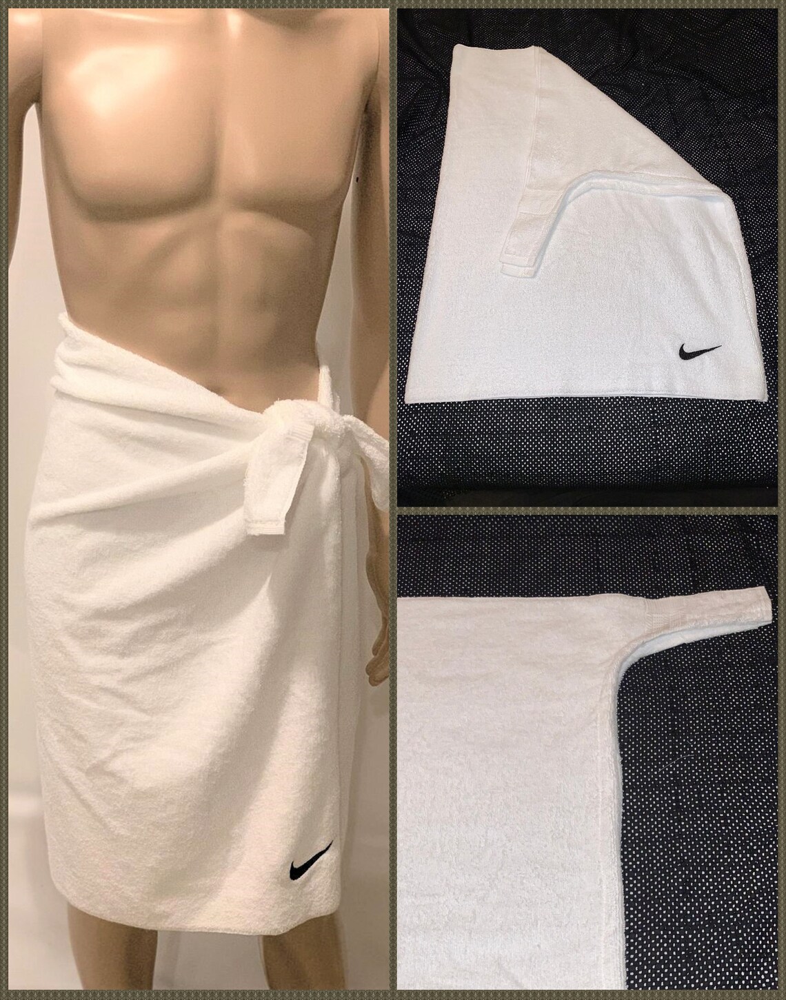Nike Swoosh Locker Room Towel Wrap Etsy