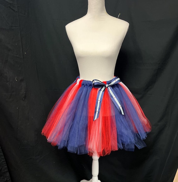 Patriotic red white and blue tutus: adults  and teenagers