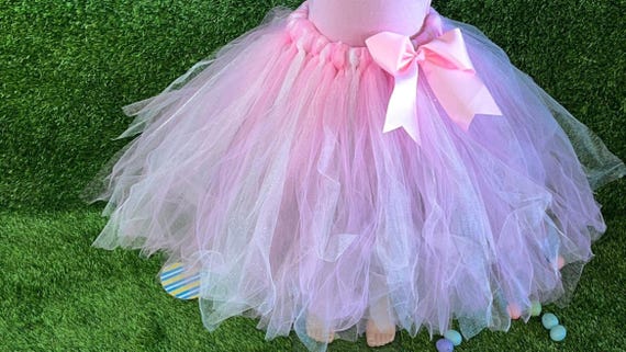 Girl Shimmering pink and white children costume tutu